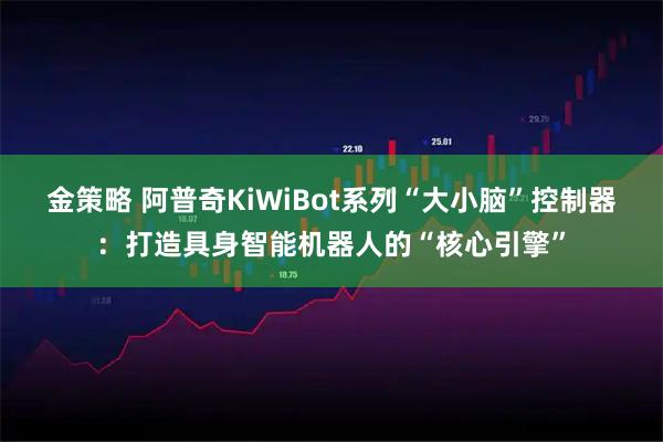 金策略 阿普奇KiWiBot系列“大小脑”控制器：打造具身智能机器人的“核心引擎”